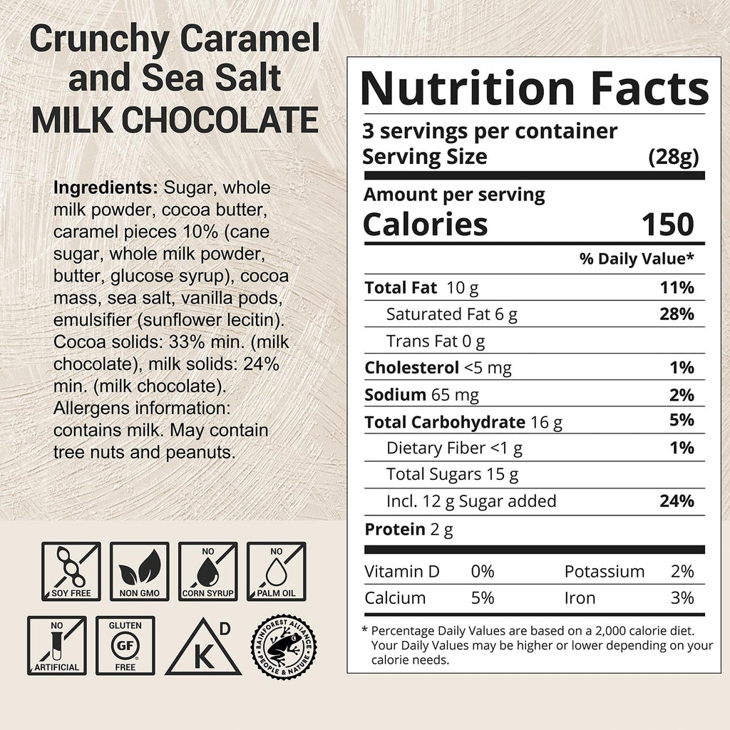 Milkboy Swiss Alpine Milk Chocolate Caramel Bar, Case of 10, 3 Ounce Bars