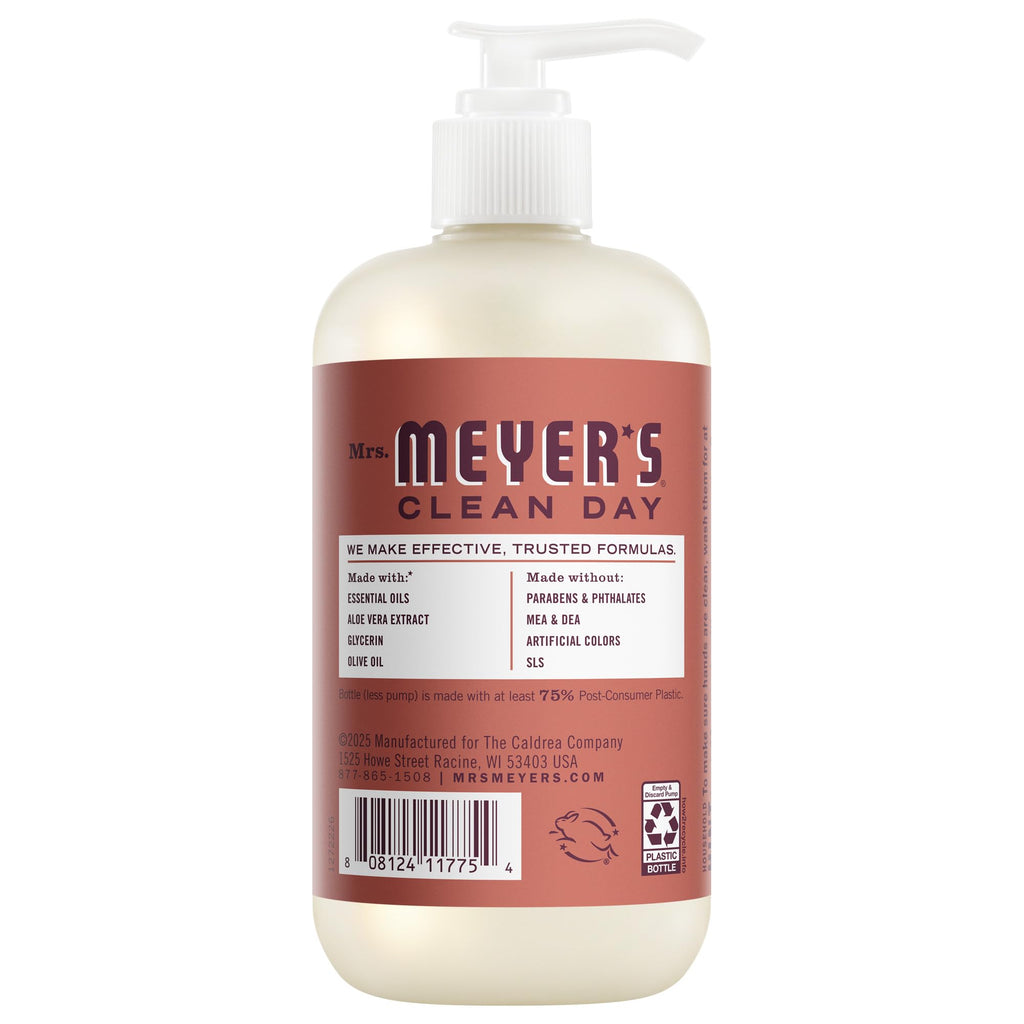 Mrs. Meyer's Clean Day Fall Leaves Liquid Hand Soap, Case of 6, 12.5 Fluid Ounce Bottles