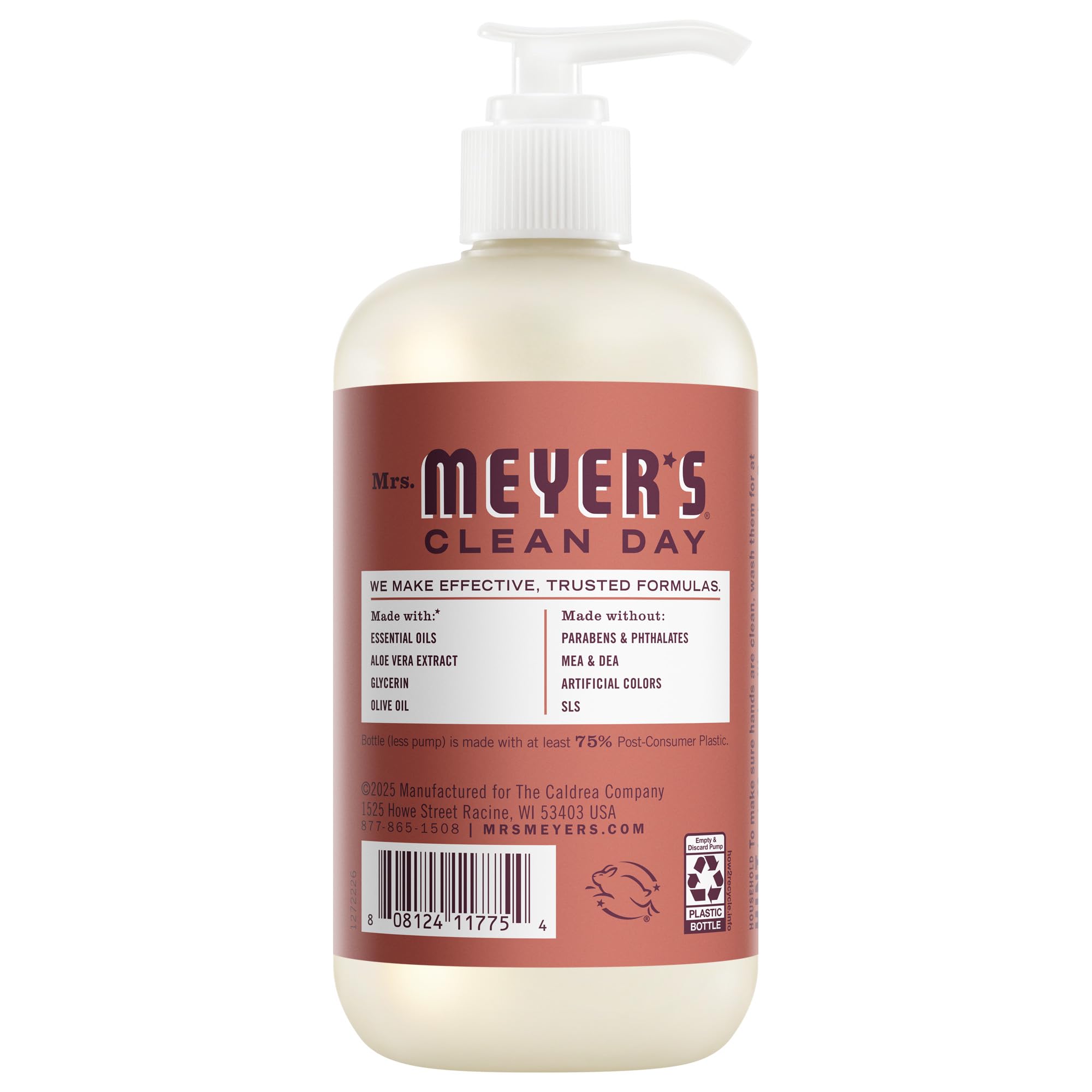 Mrs. Meyer's Clean Day Fall Leaves Liquid Hand Soap, Case of 6, 12.5 Fluid Ounce Bottles
