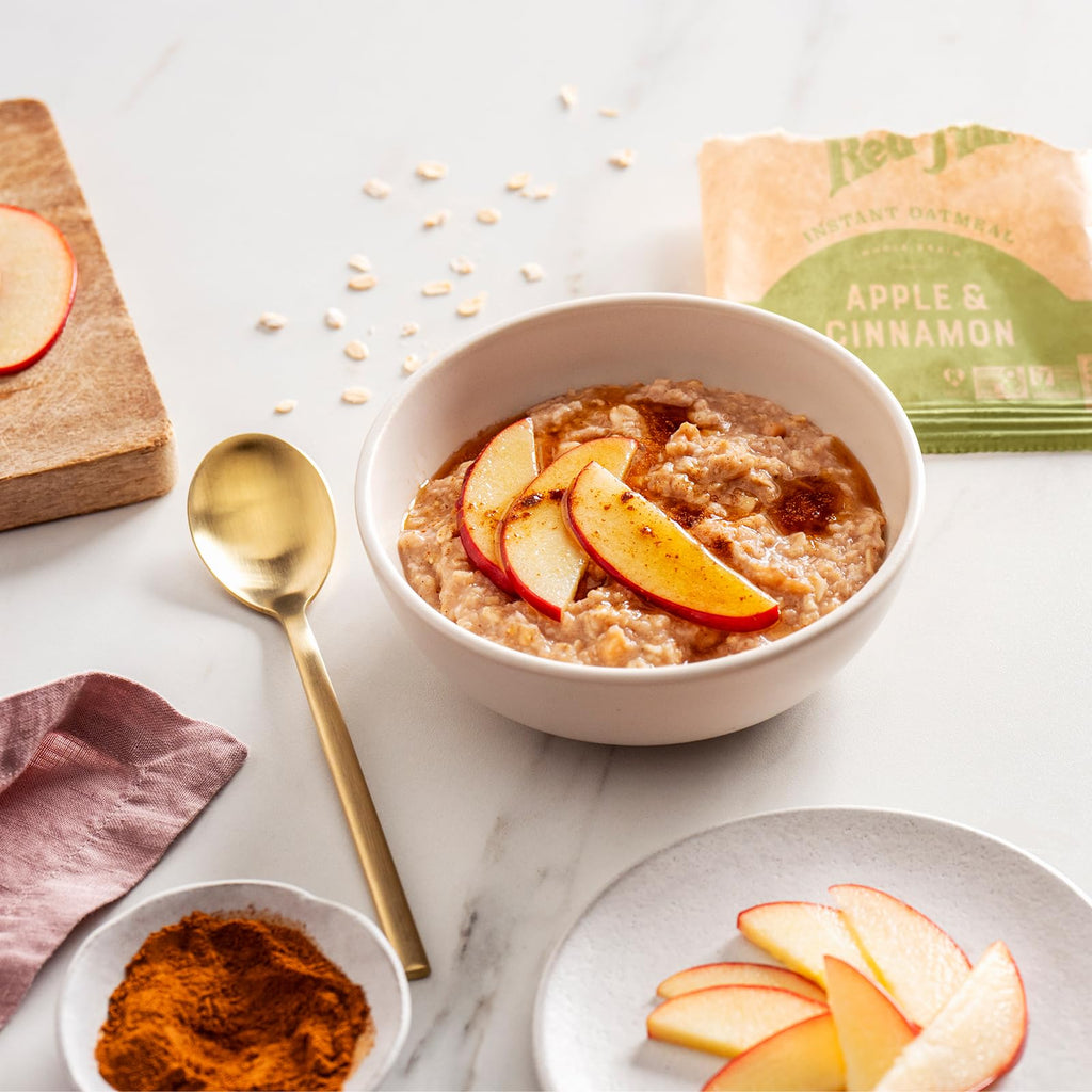 Bob's Red Mill Whole Grain Apple Cinnamon Instant Oatmeal, Case of 4, 9.52 Ounce Boxes