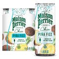 Maison Perrier Chic Mocktails Pina Fizz Sparkling Beverage, Case of 6, 4 Pack, 8.5 fl oz