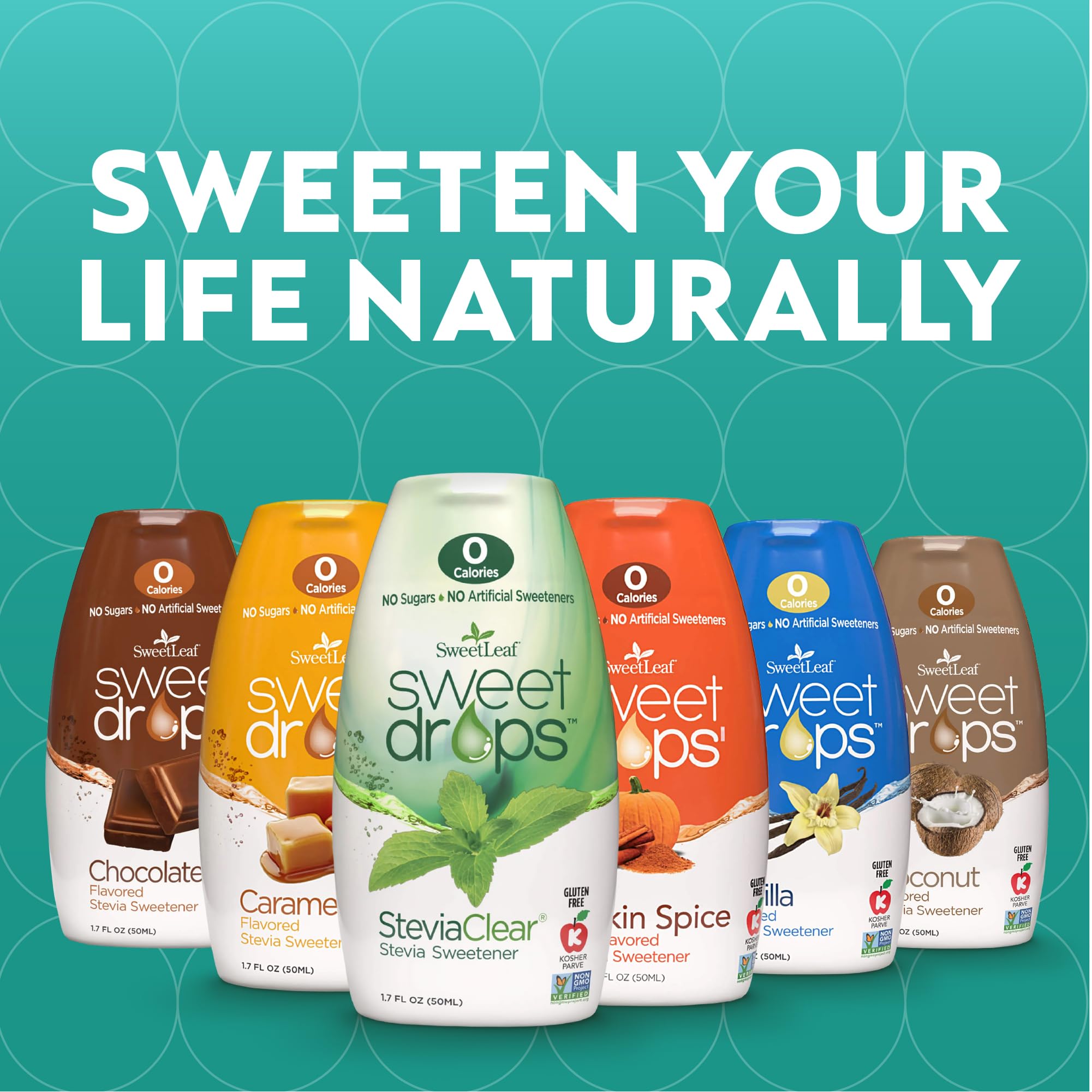 SweetLeaf Caramel Sweet Drops Liquid Sweetener, Case of 12, 1.7 Fl Oz