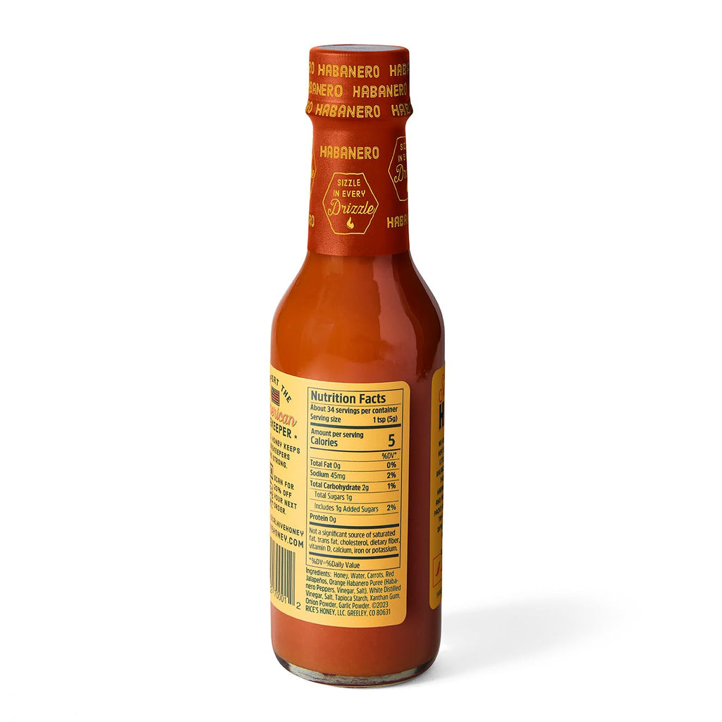 Local Hive Habanero Honey Hot Sauce, Case Of 6, 6 Fl Oz