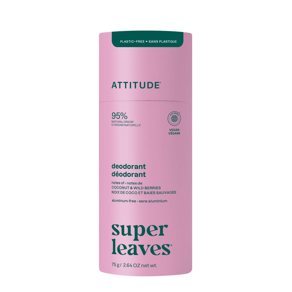 ATTITUDE Coconut Berries Deodorant, 2.64 oz