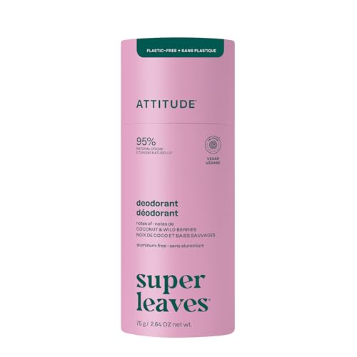 ATTITUDE Coconut Berries Deodorant, 2.64 oz