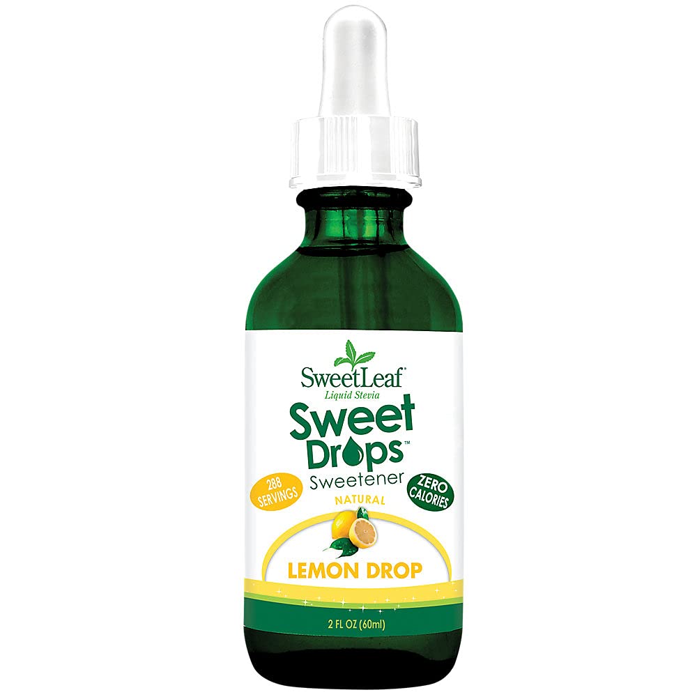 SweetLeaf Sweet Drops Lemon Drop Stevia Sweetener, Case Of 6, 2 Fl Oz