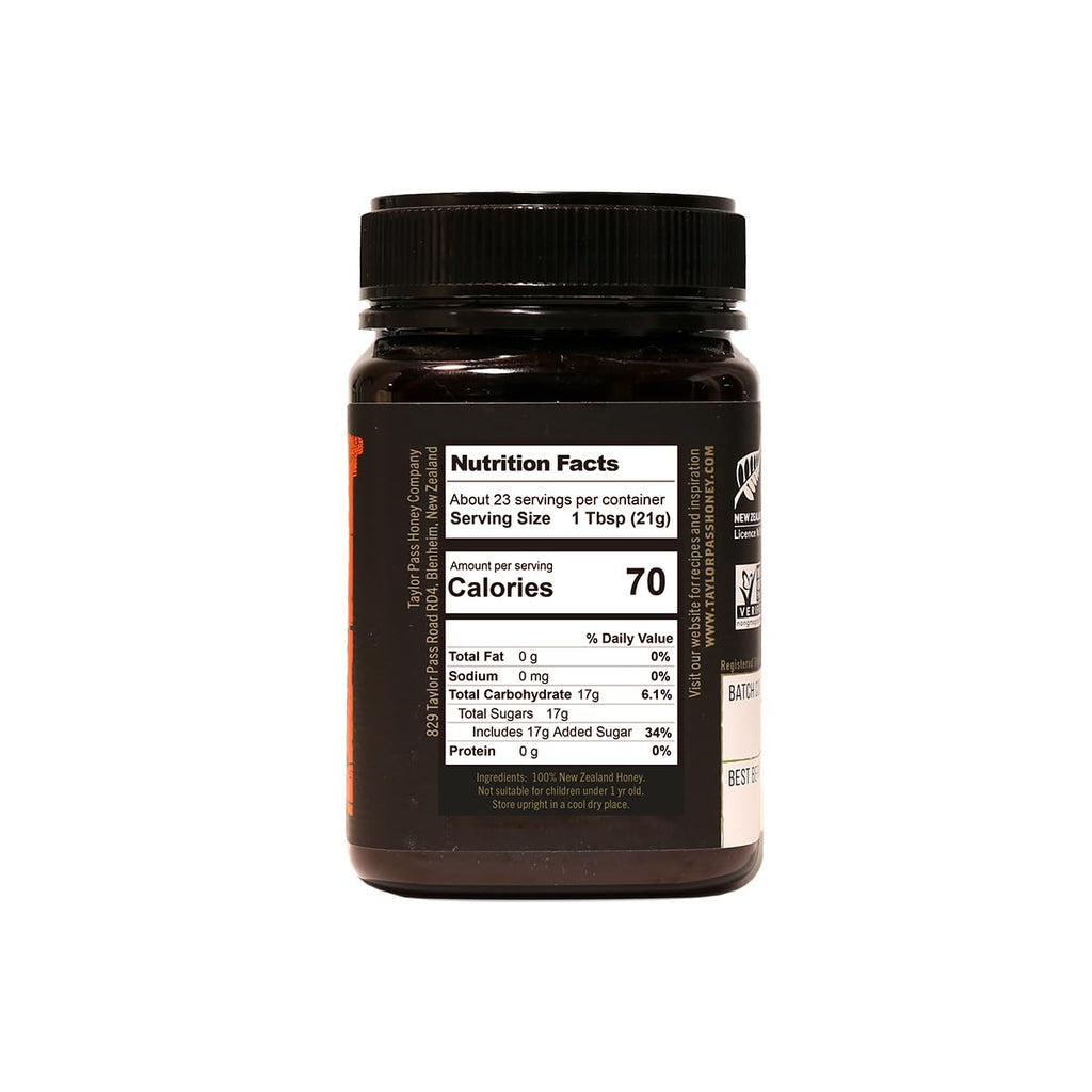 Taylor Pass Honey Manuka Honey Blend, Case Of 6, 8.83 Oz