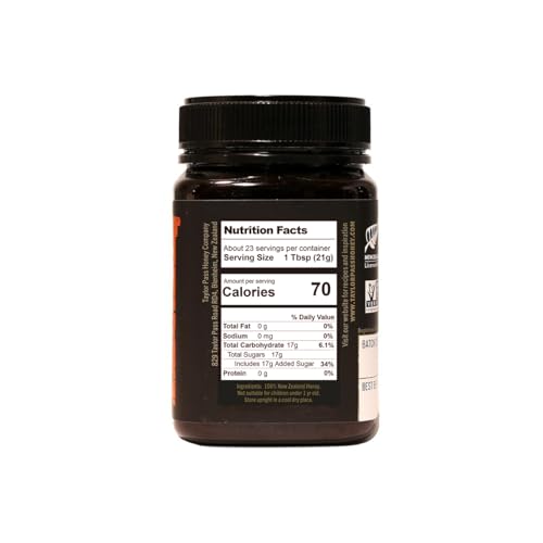 Taylor Pass Honey Manuka Honey Blend, Case Of 6, 8.83 Oz