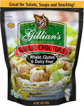 Gillian's Gourmet Cut Garlic Croutons, Case of 6, 5 Oz Bags