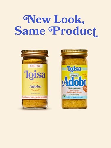 Loisa Organic Salt-Free Adobo Seasoning, Case of 6, 2 Ounce Containers