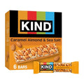 KIND Caramel Almond And Sea Salt Snack Bars, Case of 6, 6 Count 1.4 Ounce Boxes
