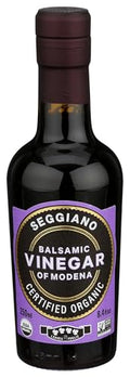 Seggiano Organic Balsamic Vinegar, Case of 6, 8.4 Fluid Ounce Bottles