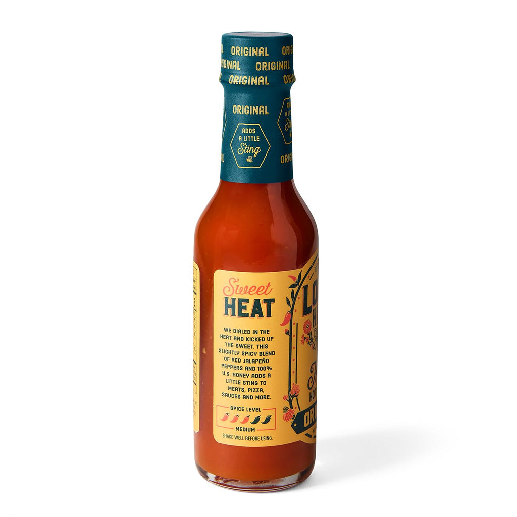 Local Hive Original Honey Hot Sauce, Case of 6, 6 Ounce Bottles