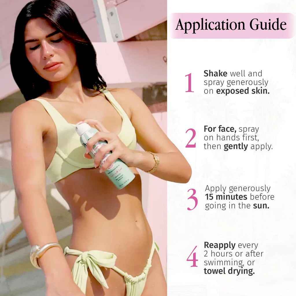 Poolbar SPF 50 Sunscreen Spray, 5.1 Ounce