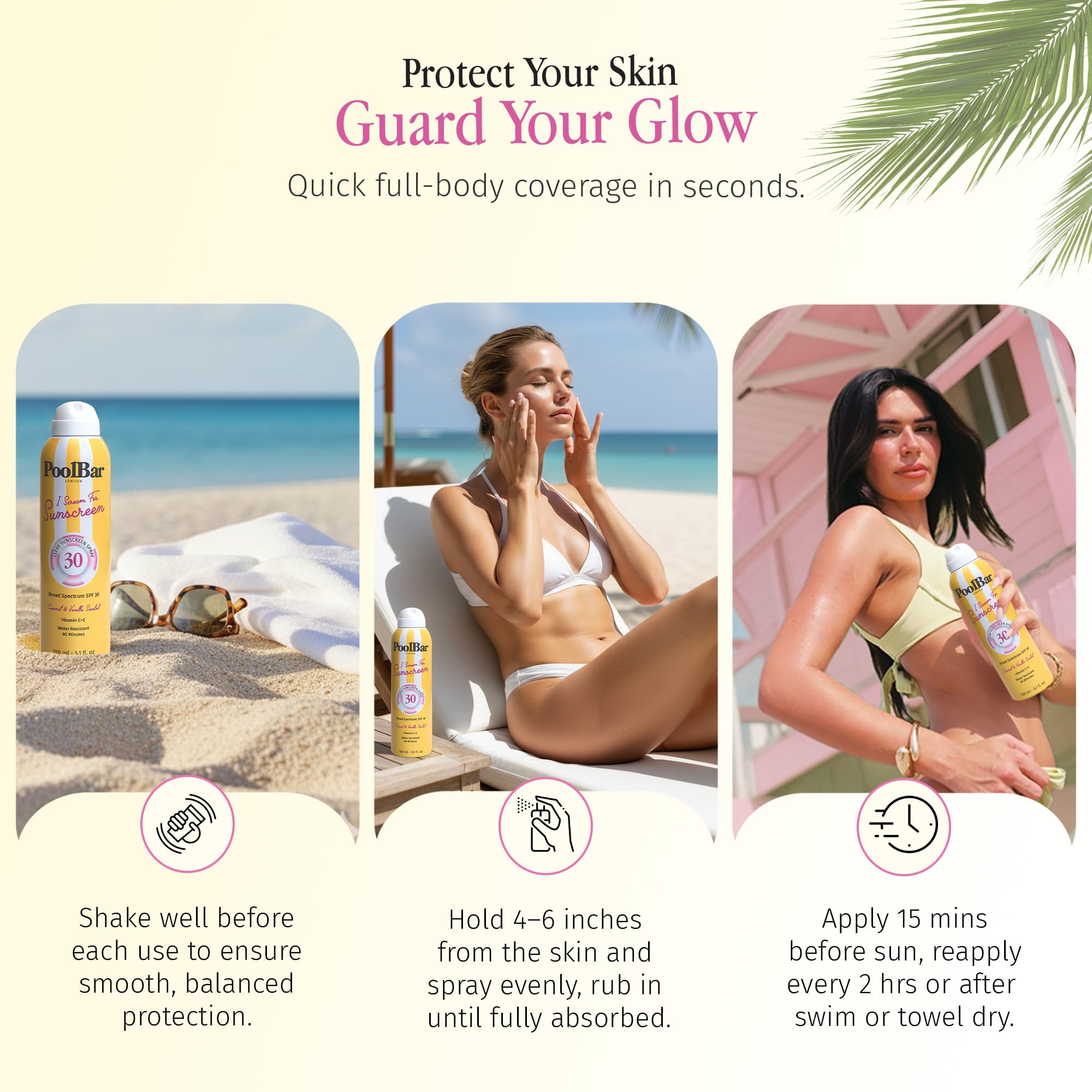 Poolbar SPF 30 Sunscreen Spray, 5.1 oz