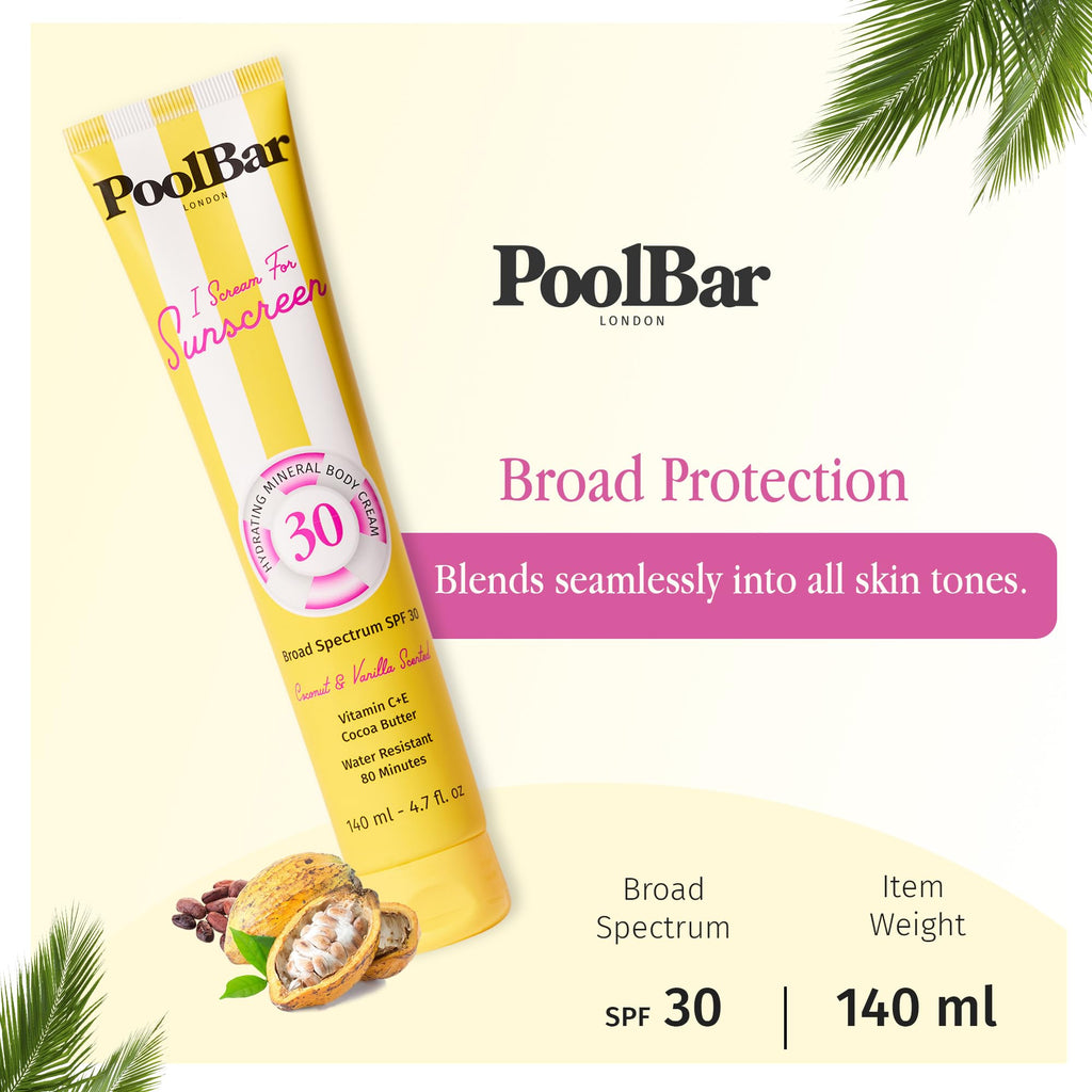 Poolbar SPF 50 Face Sunscreen Cream, 1.7 oz