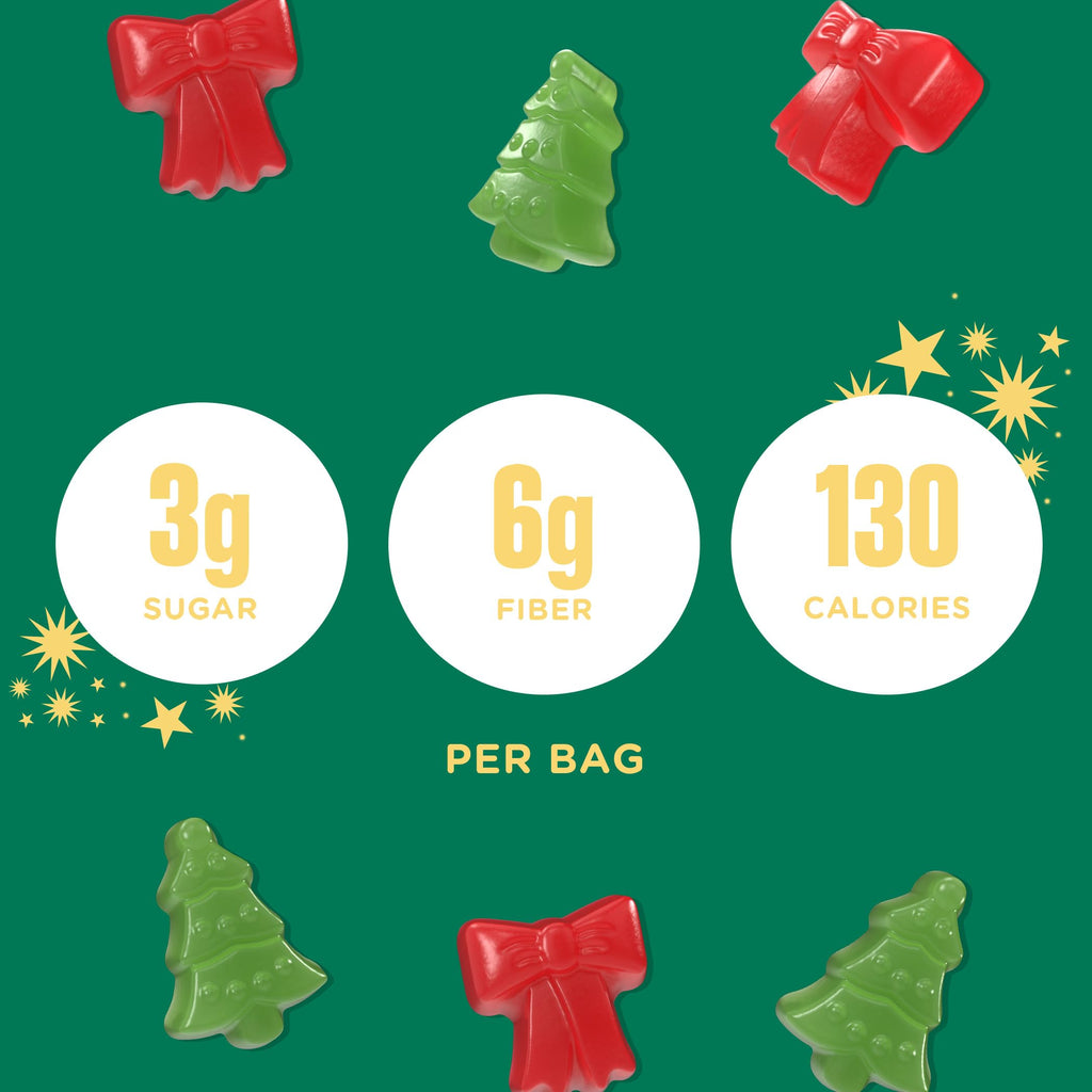SmartSweets Merry Mix Candy, Case of 14, 1.8 Ounce Bags