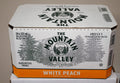 Mountain Valley Spring Sparkling Water, White Peach, Case of 24, 11.3 fl oz Cans