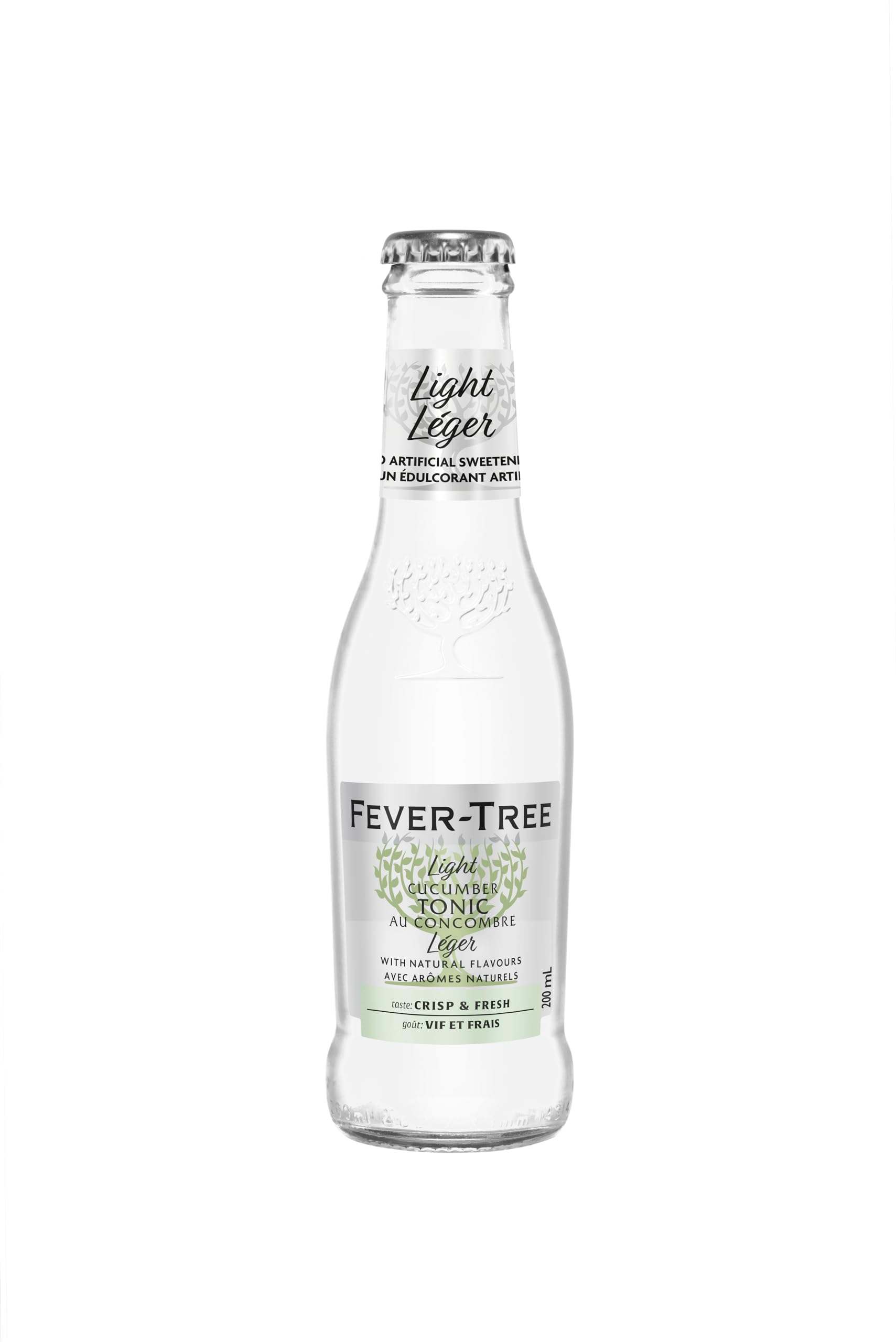 Fever-Tree Refreshingly Light Cucumber Tonic Water, Case of 6 Multipacks, 4 Count, 6.8 Fluid Ounce Bottles