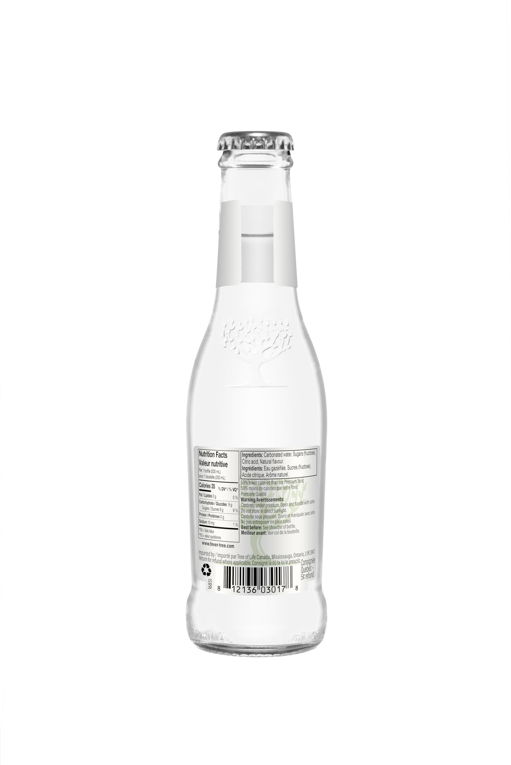 Fever-Tree Refreshingly Light Cucumber Tonic Water, Case of 6 Multipacks, 4 Count, 6.8 Fluid Ounce Bottles