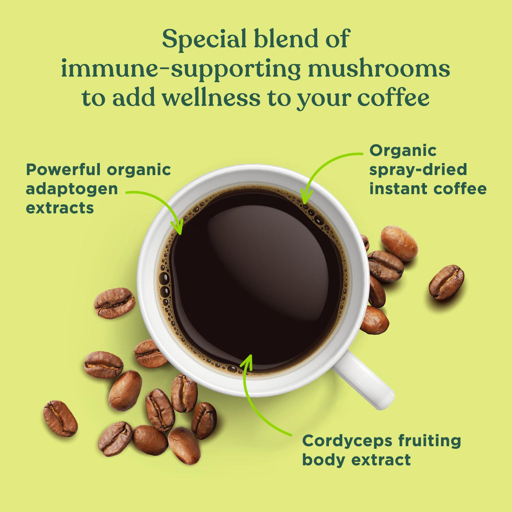 Four Sigmatic Organic Instant Coffee for Gut Health, 10 Count