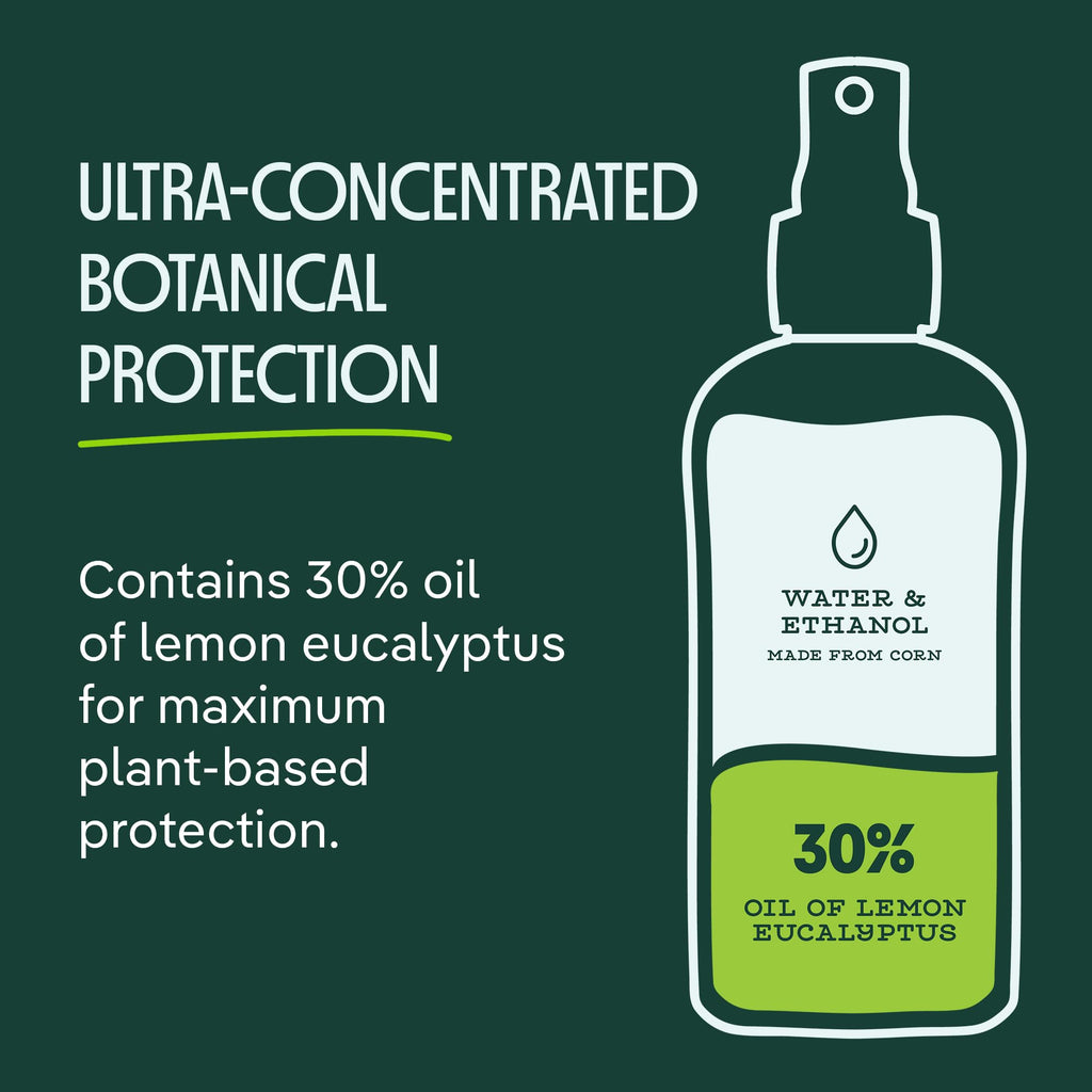 Murphy's Naturals Lemon Eucalyptus Oil Mosquito and Tick Repellent Spray, Case of 6, 4 Fluid Ounce
