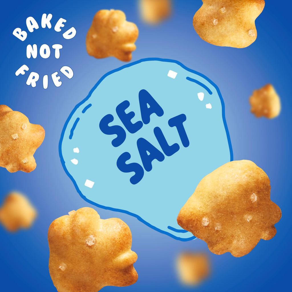 Snack Factory Pop'ums Sea Salt Pretzel Snacks, Case of 12, 9 Oz Bags