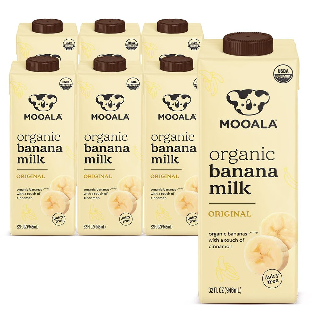 Mooala Organic Original Banana Milk, Case of 6, 32 Fluid Ounce