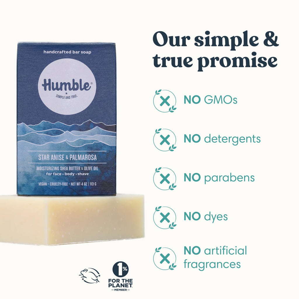 Humble Brands Star Anise Bar Soap, 4 Ounce