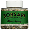Borsari Organic Savory Seasoning Salt, Case of 6, 4.7 Ounce Jars