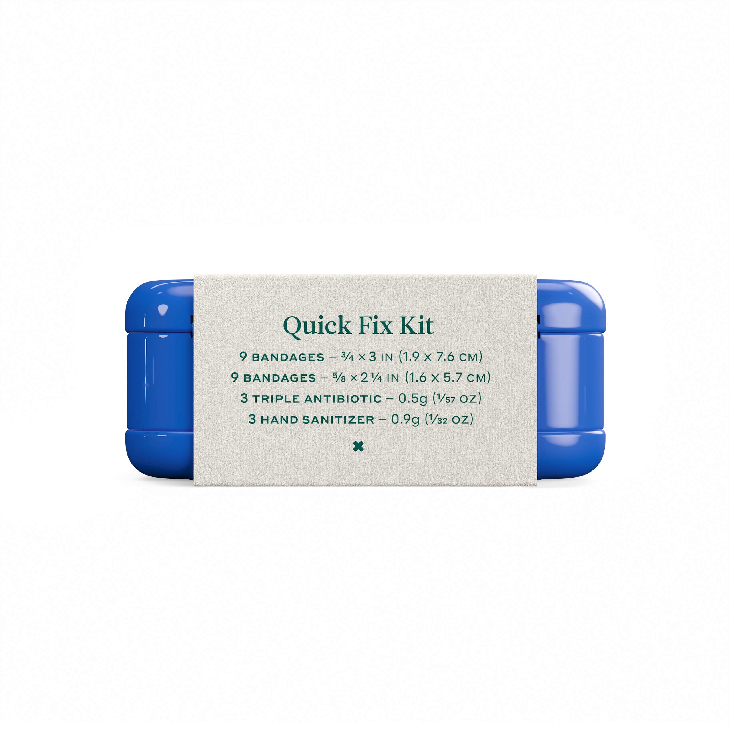 Welly Quick Fix First Aid Kit, Assorted Bandages And Ointments, 24 Count