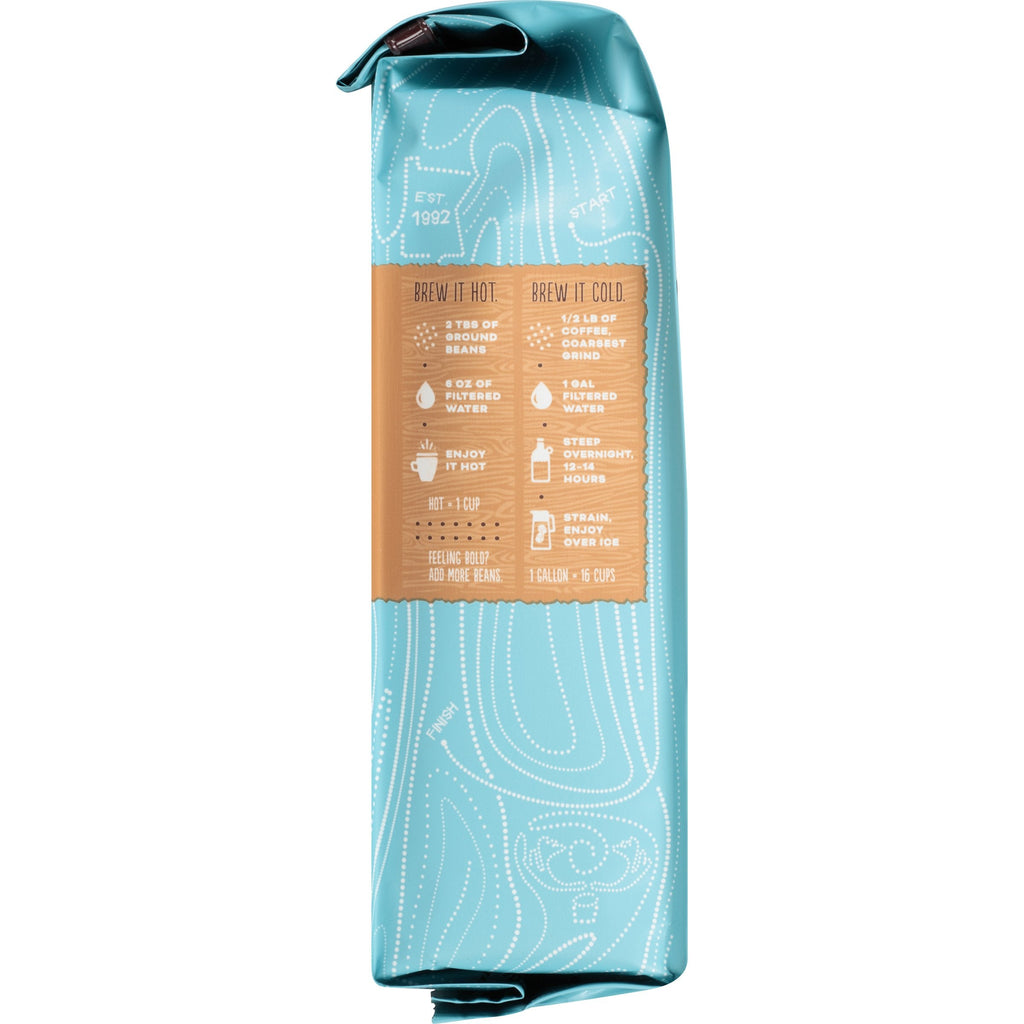 Caribou Coffee Daybreak Blend Light Roast Ground Coffee, Case of 6, 12 Ounces Each