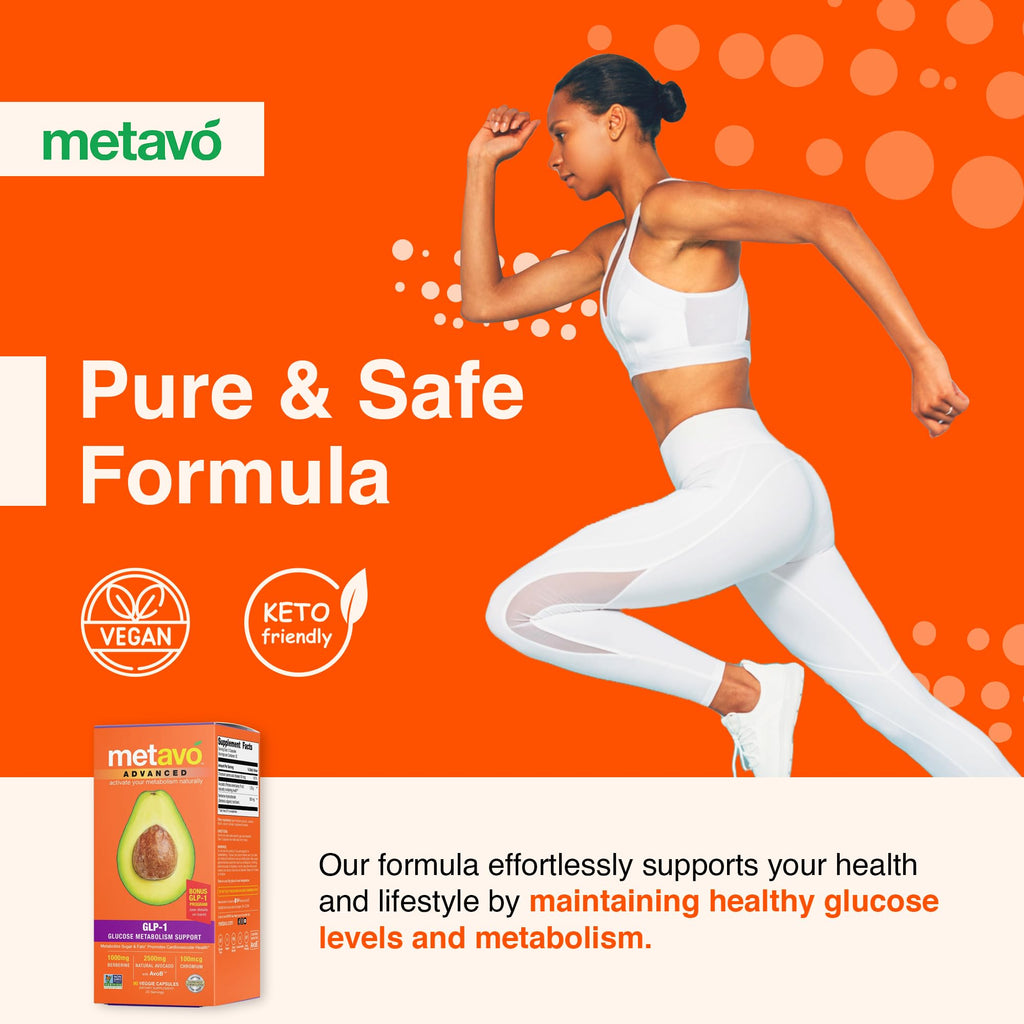 Metavo Glucose Metabolism Supplement, 90 Count