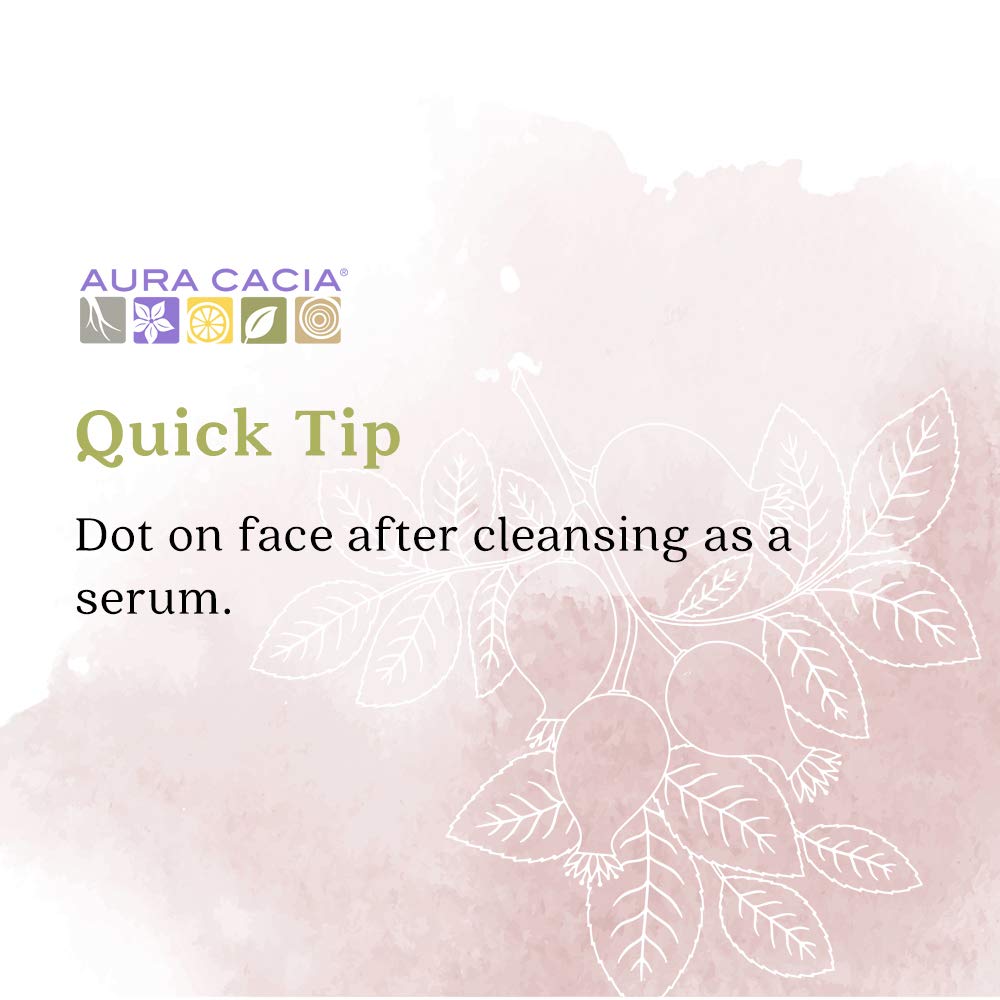 Aura Cacia Organic Rosehip Skin Care Oil, 1 fl oz