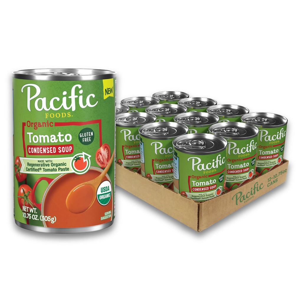 Pacific Foods Organic Condensed Tomato Soup, 10.75 Fluid Ounce, Case of 12