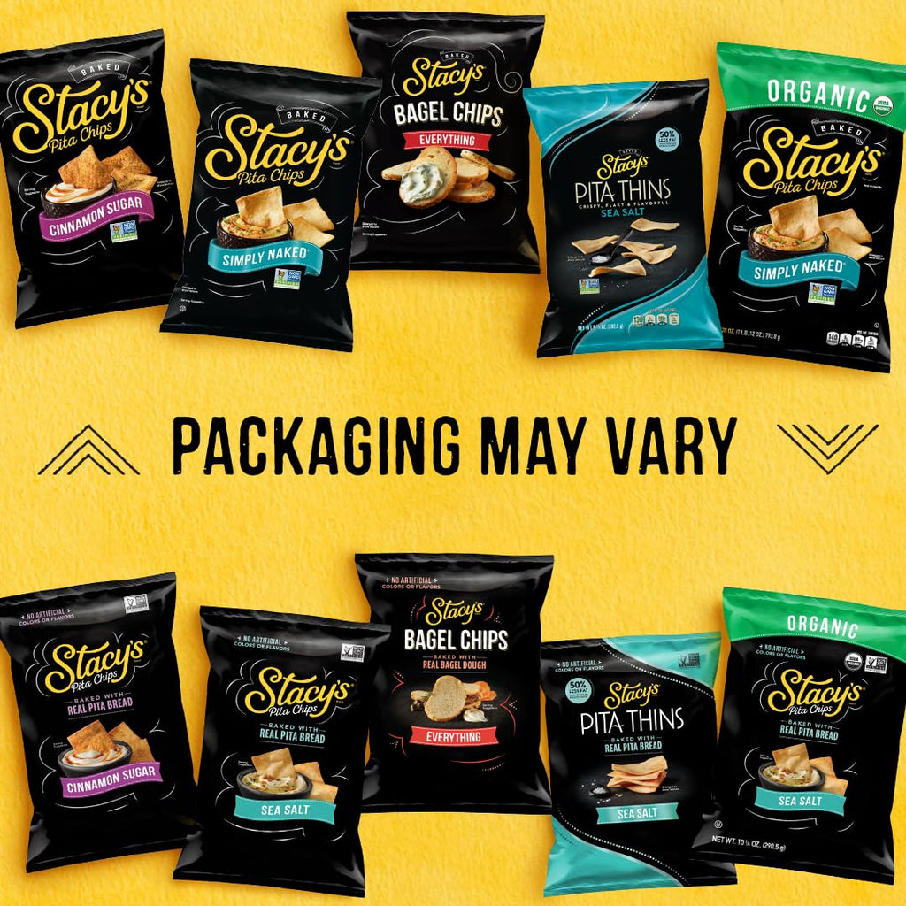 Stacy's Parmesan Garlic and Herb Pita Chips, Case of 6, 16 Ounce Bags