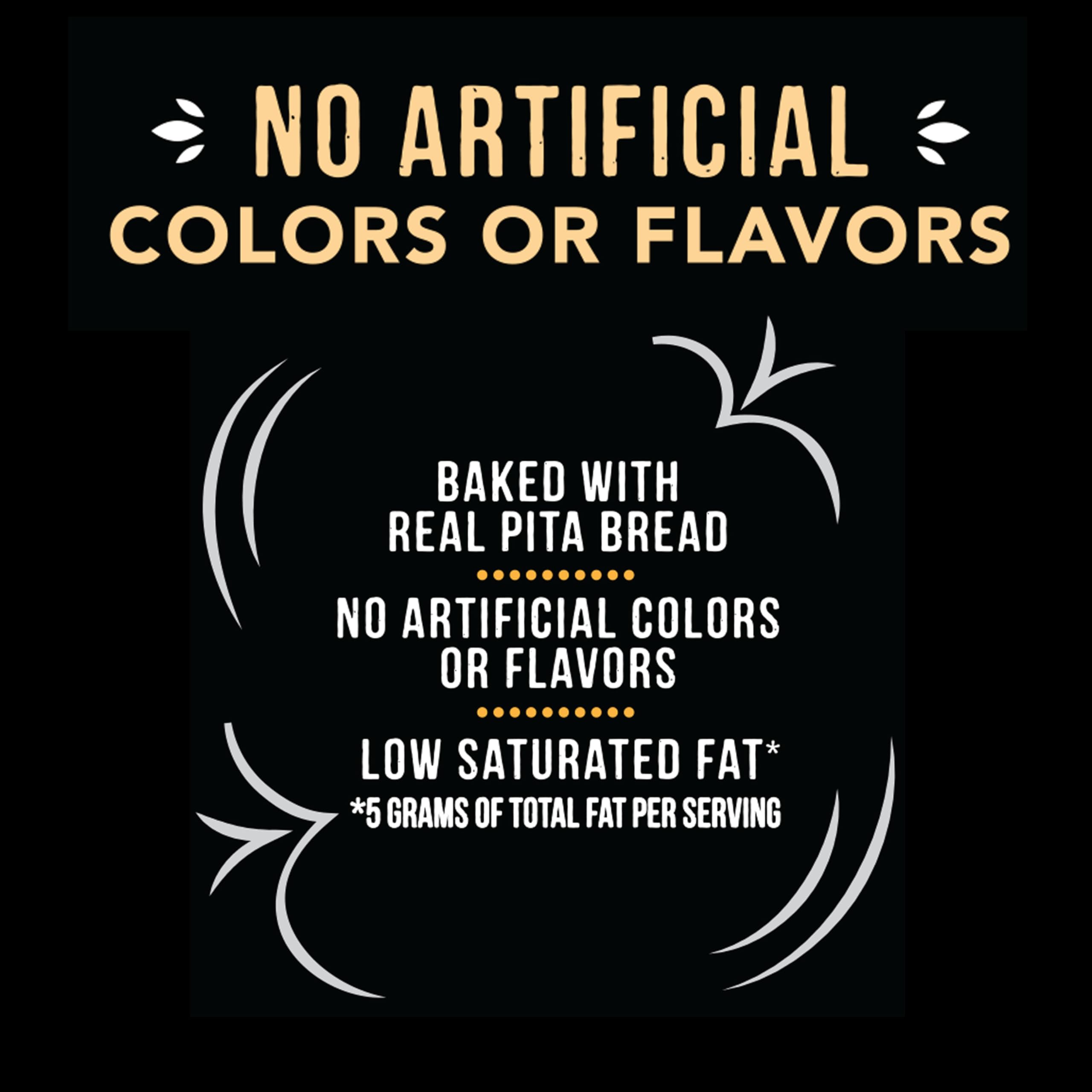 Stacy's Parmesan Garlic and Herb Pita Chips, Case of 6, 16 Ounce Bags