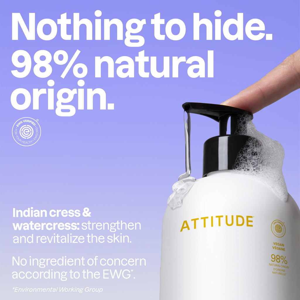 Attitude Super Leaves Earl Grey and Cucumber Hand Soap, 16 Fluid Ounces