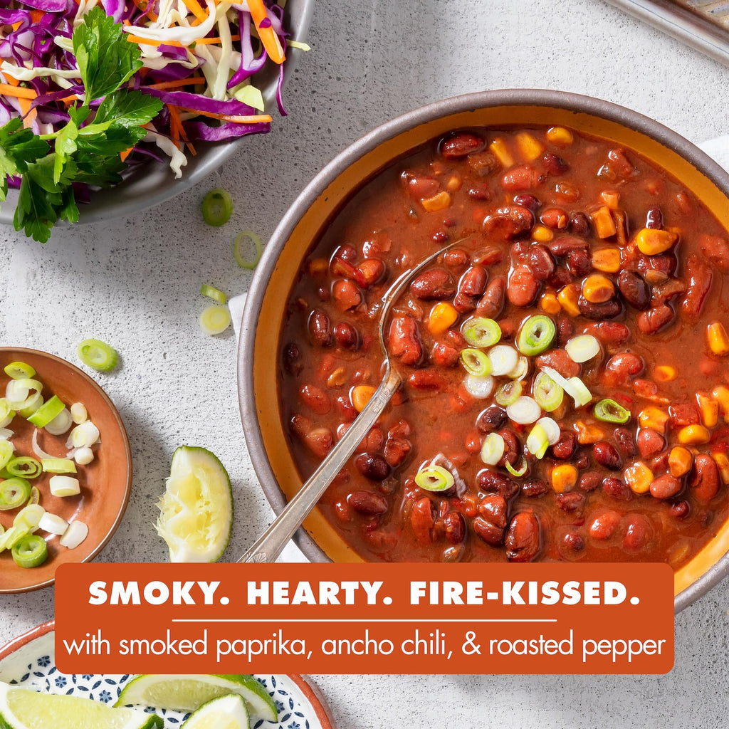 PLANTSTRONG Organic Campfire Smoky Chili, Case of 6, 14.5 Ounce
