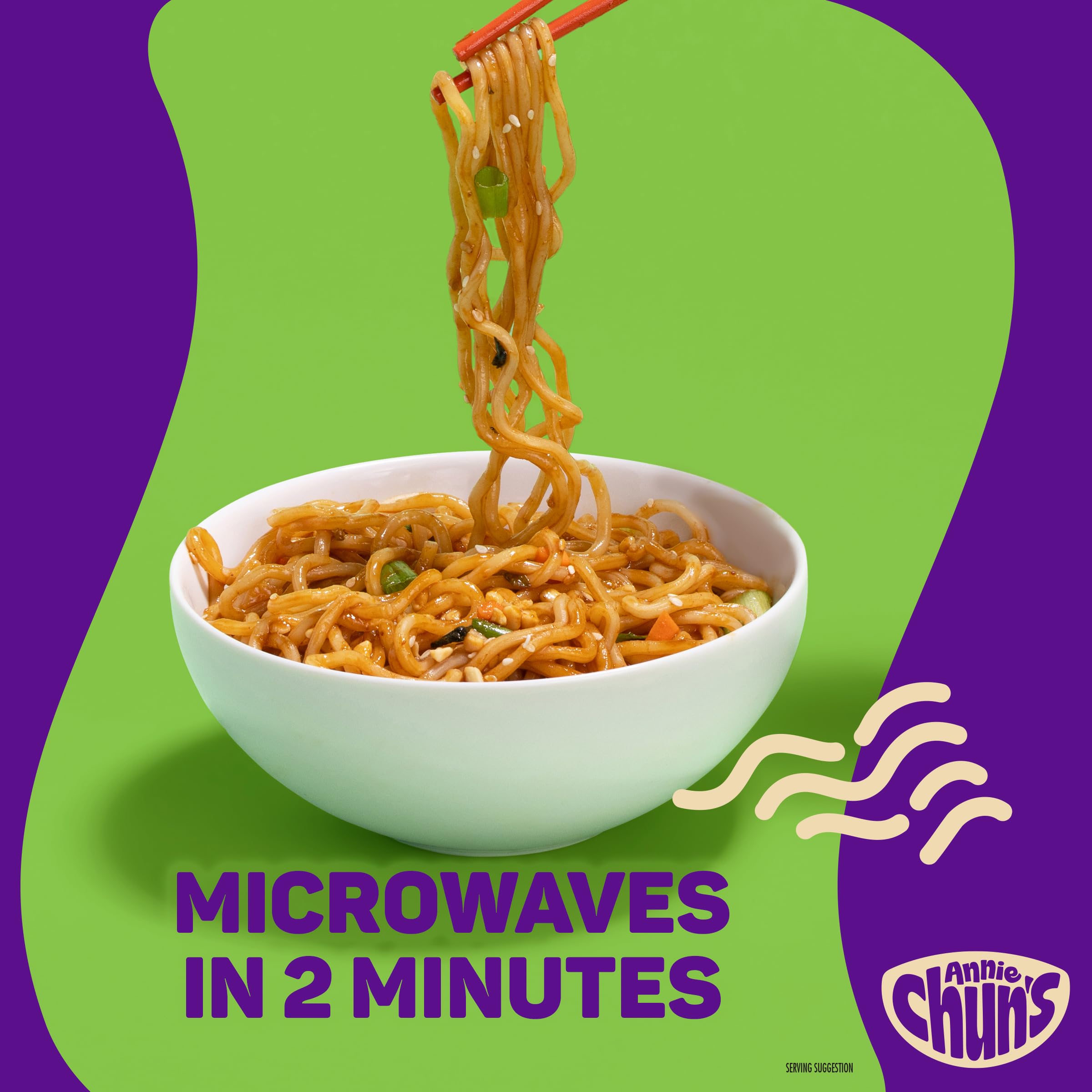 Annie Chun's Pad Thai Noodle Bowl, Case of 6, 8.52 oz Each