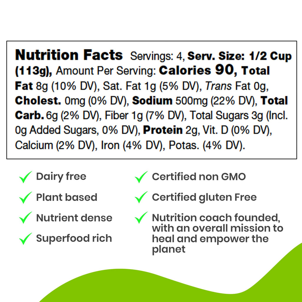 Livwell Zucchini Lemon Pasta Sauce, Case of 6, 16 Fluid Ounce Jars