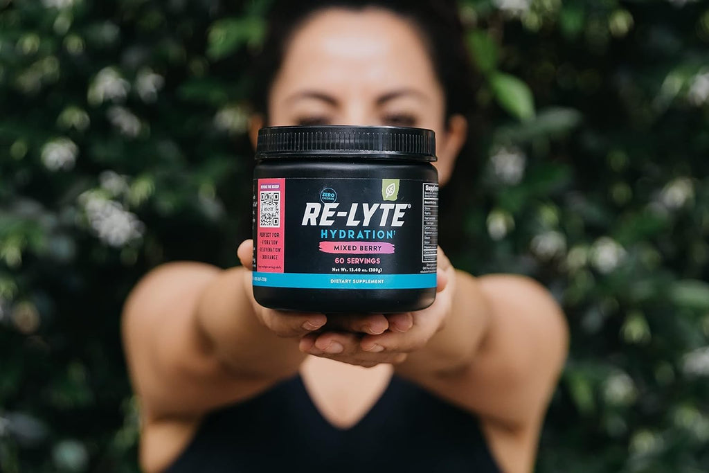 Redmond Re-Lyte Mixed Berry Electrolyte Drink Mix, Case of 6, 13.4 Ounce Containers