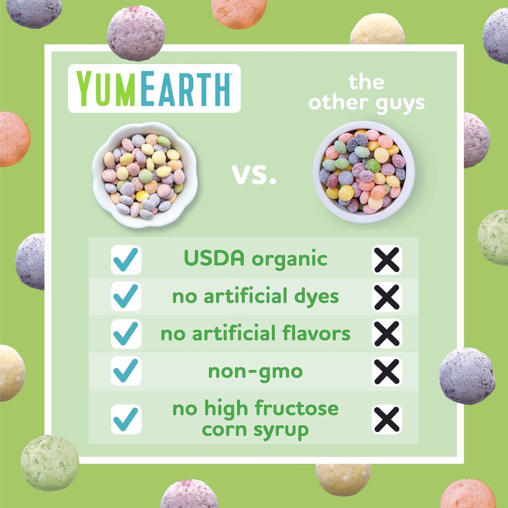 YumEarth Organic Sour Giggles Snack Pack, Case of 6, 7.5 Oz, 15 Count