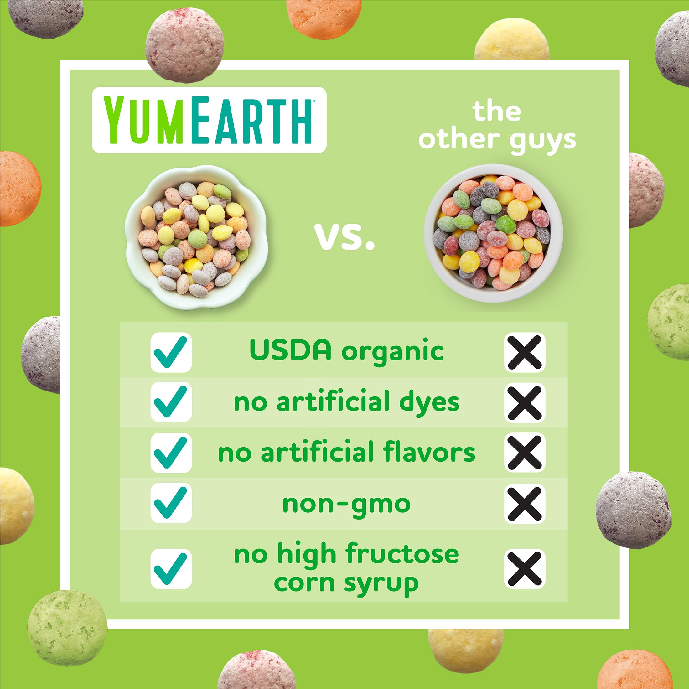 YumEarth Organic Sour Giggles Snack Pack, Case of 6, 7.5 Oz, 15 Count
