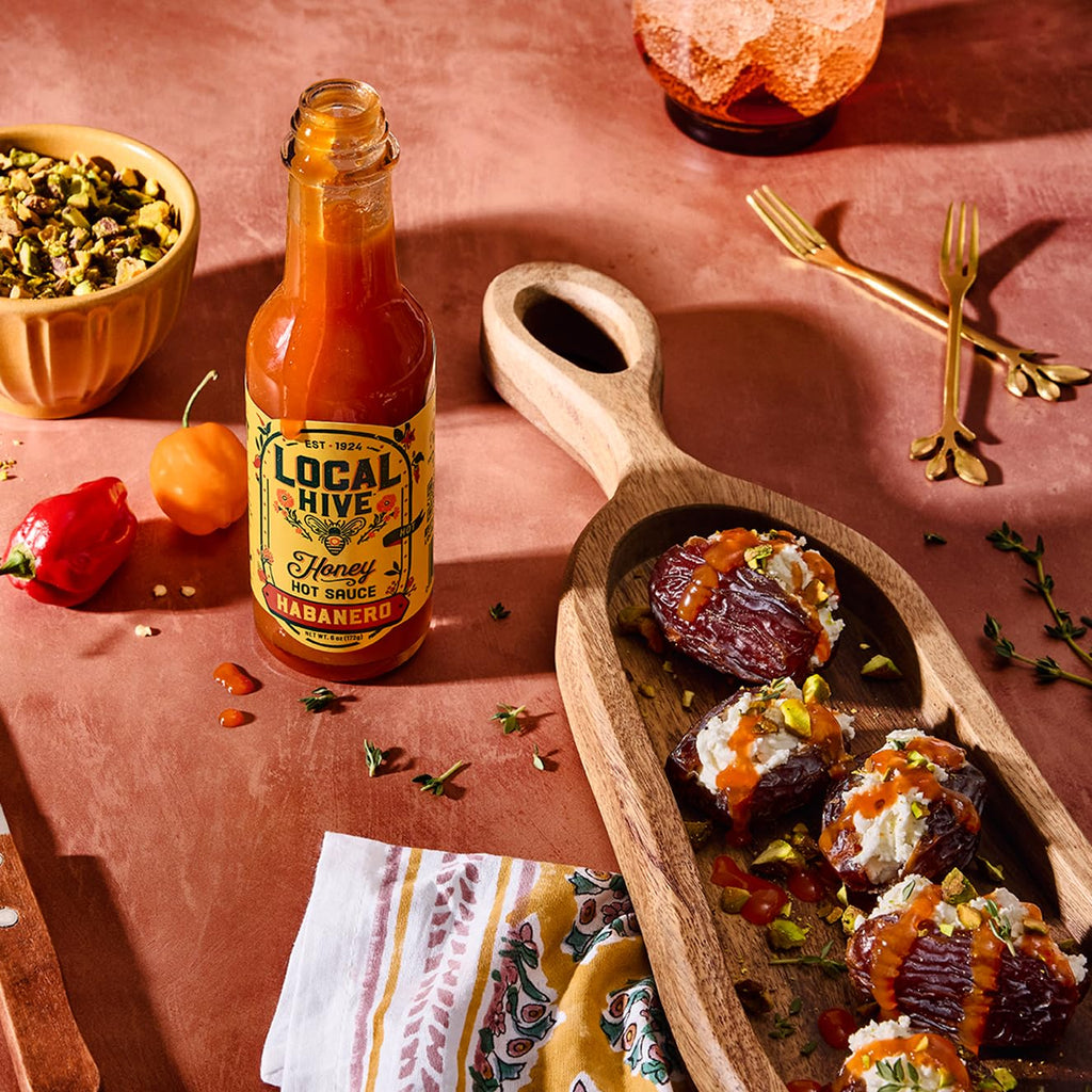 Local Hive Habanero Honey Hot Sauce, Case Of 6, 6 Fl Oz