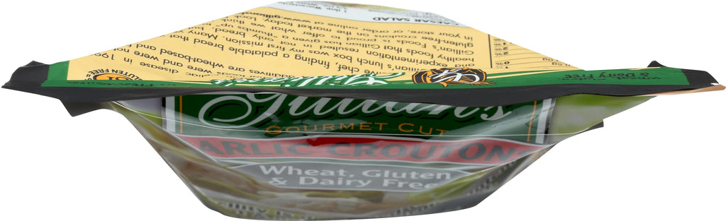 Gillian's Gourmet Cut Garlic Croutons, Case of 6, 5 Oz Bags