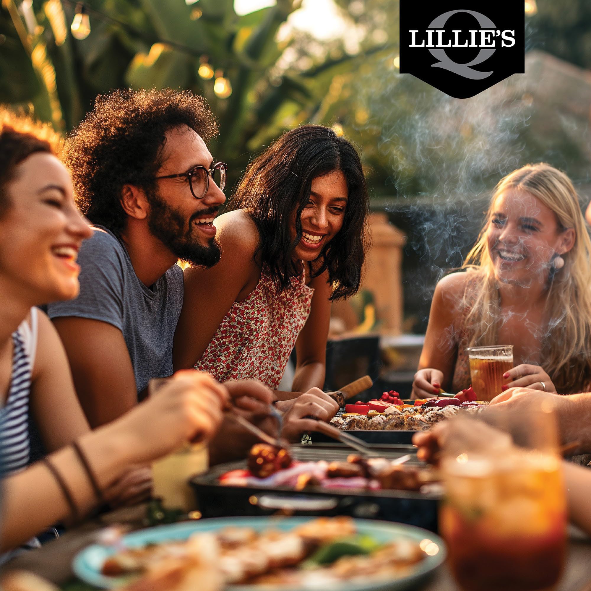 Lillie's Q Zero Sugar Smoky Barbecue Sauce, Case of 6, 13.8 Fluid Ounce