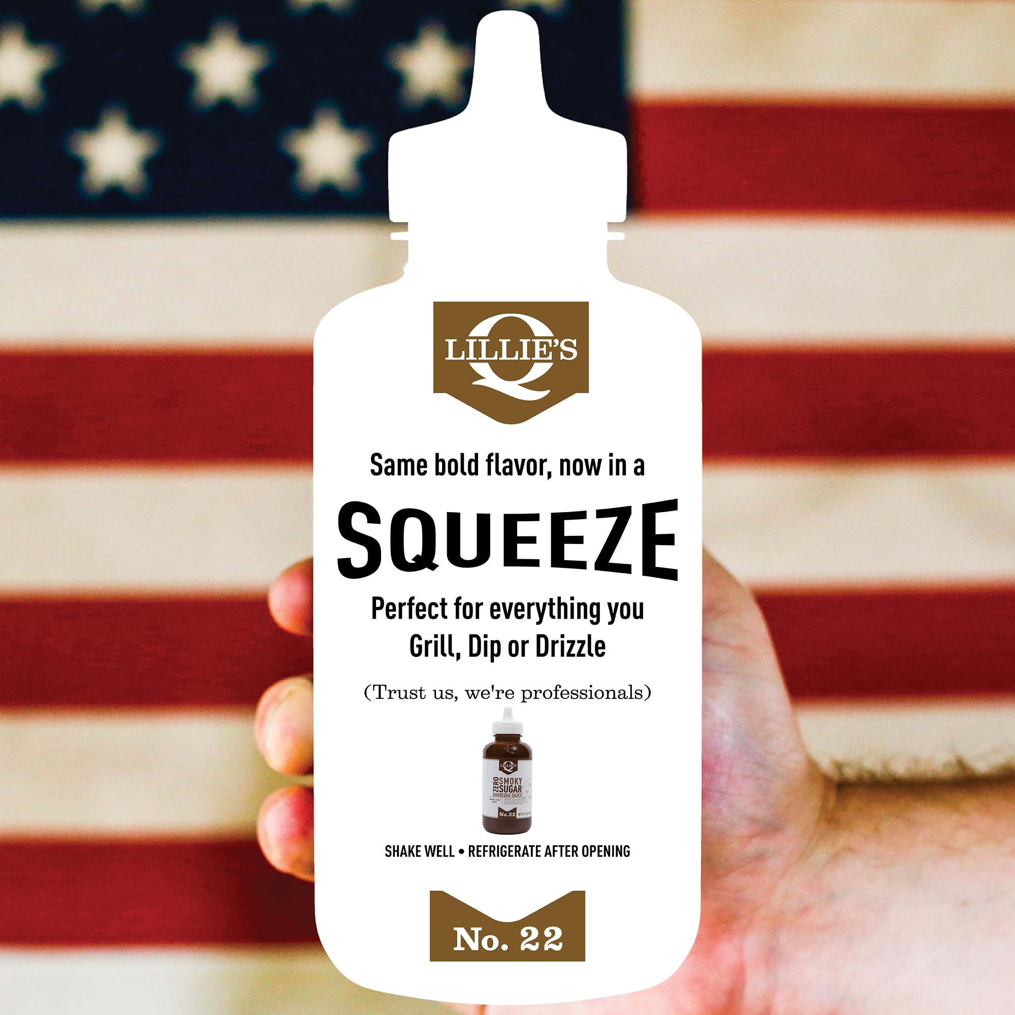 Lillie's Q Zero Sugar Smoky Barbecue Sauce, Case of 6, 13.8 Fluid Ounce