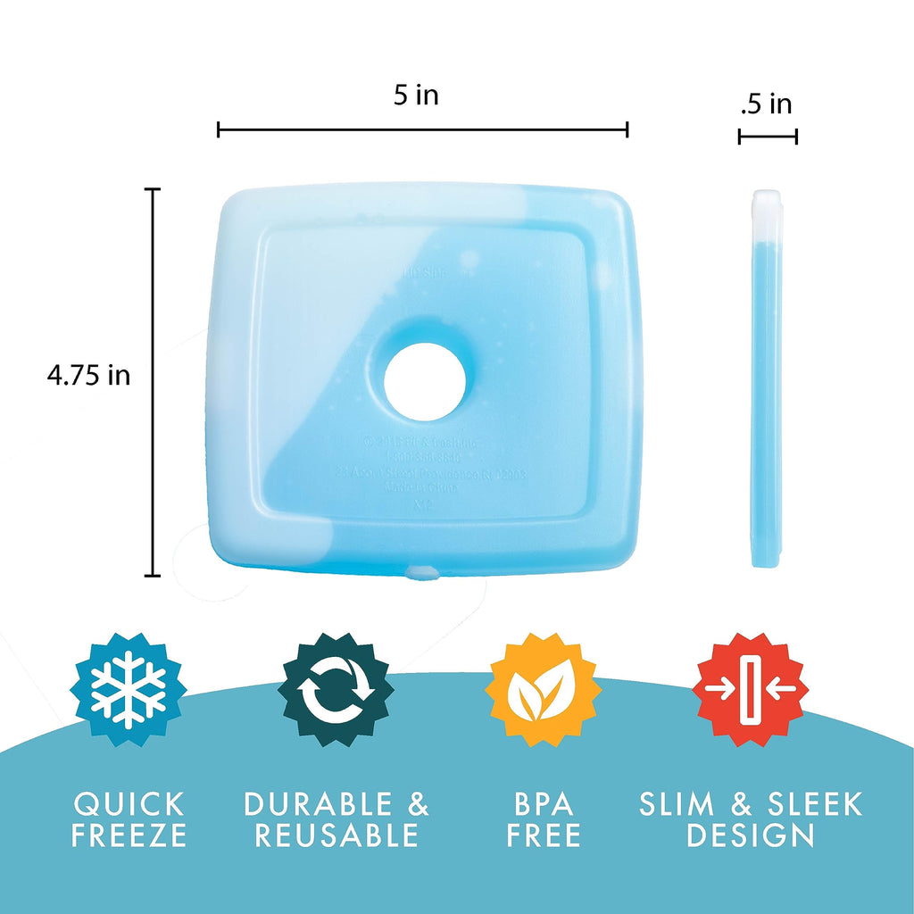 Fit & Fresh Mixed Color Ice Coolers, 1 Count