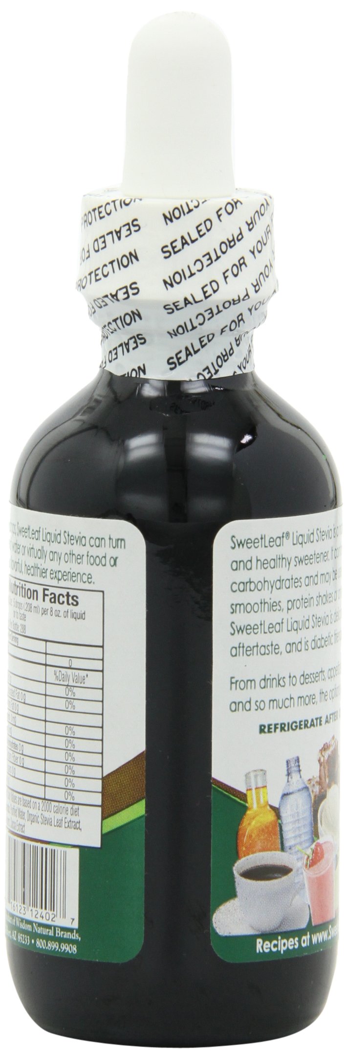 SweetLeaf Sweet Drops Chocolate Liquid Sweetener, Case of 6, 2 Fluid Ounce Bottles